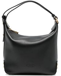 Tod's - Studded Leather Bucket Bag - Lyst