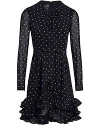 Giambattista Valli - ポルカドット ラッフル ドレス - Lyst