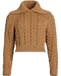 Patou - Pullover Mit Zopfmuster - Lyst