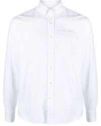 Deperlu - Button-Down Collar Cotton Shirt - Lyst