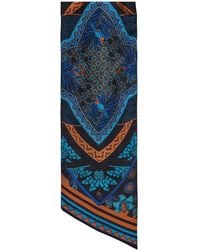 Ferragamo - Nirvana-Print Silk Bandeau Scarf - Lyst