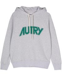 Autry - Logo-print Cotton Hoodie - Lyst