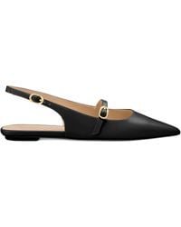 Stuart Weitzman - Slingback Buckle Flats - Lyst