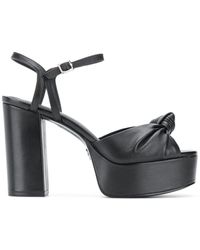 felicia butterfly embellished leather platform trainer