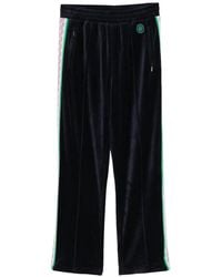 Drole de Monsieur - Velvet Side-Stripe Track Pants - Lyst