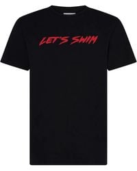 Let's Swim - Logo-Print T-Shirt - Lyst