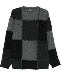 Adererror - Patchwork Crew-Neck Sweater - Lyst
