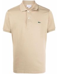 Lacoste - Logo-Patch Polo Shirt - Lyst
