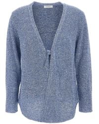 Kangra - Sequin-Embellished Asymmetrical Cardigan - Lyst