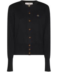 Vivienne Westwood - Orb-Embroidered Cardigan - Lyst