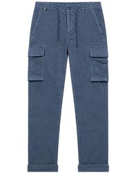 Mason's - Pantalon En Velours Côtelé À Lien De Resserrage Et Poches Cargo - Lyst