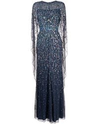 Jenny Packham - Delphine Sequin-embellished Gown Dress - Lyst