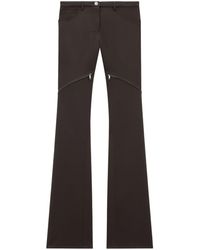 Courreges - Ellipse Low-rise Twill Trousers - Lyst