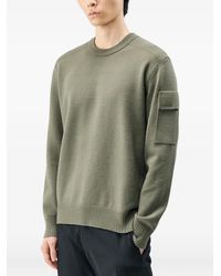 C.P. Company - Metropolis Series Extrafine Merino Wool Crewneck Sweater - Lyst