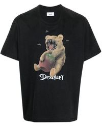 Doublet - T-shirt Met Print - Lyst