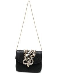 Twentyfourhaitch - Mini Sac Porté Épaule À Effet Peau De Serpent - Lyst