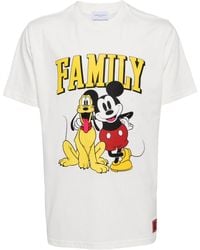 FAMILY FIRST - Duo Graphic-print Cotton T-shirt - Lyst