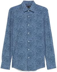 BOSS - Overhemd Met Gemêleerd-Effect - Lyst