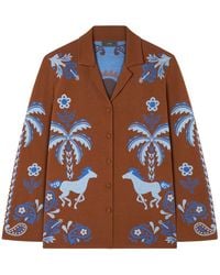 Alanui - Island Roots Jacquard-Knit Shirt - Lyst