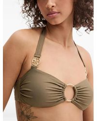 Guess - Logo-Plaque Ring-Detail Bikini - Lyst