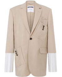 Moschino - Virgin Wool Blazer - Lyst