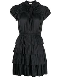 Ulla Johnson - Vesna Ruffled Mini Dress - Lyst