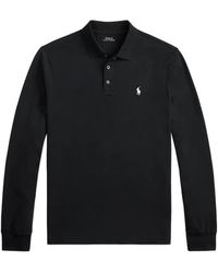 Polo Ralph Lauren - Embroidered Pony Long-Sleeve Polo Shirt - Lyst