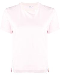 Thom Browne - Short-sleeve Logo-patch T-shirt - Lyst