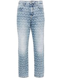 Patrizia Pepe - Mid-rise Tapered Jeans - Lyst