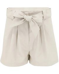 CHRISTY LYNN - Bow-Belt Shorts - Lyst