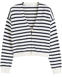 Chinti & Parker - Striped Button-up Cardigan - Lyst