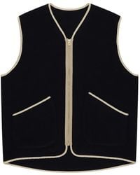 Fortela - Sherpavest Zip Waistcoat - Lyst