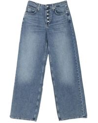 Free People - Jean Nia À Fermeture Boutonnée - Lyst