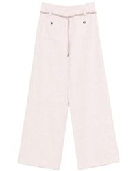 Maje - Crystal-Embellished Tailored Trousers - Lyst
