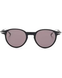 Montblanc - Round-Frame Sunglasses - Lyst