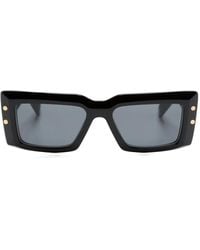 Balmain - Imperial Rectangular Sunglasses - Lyst