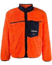 Ambush - Logo-Print Fleece Jacket - Lyst