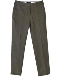 Paul Smith - Pleated Linen Trousers - Lyst