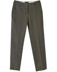 Paul Smith - Pleated Linen Trousers - Lyst