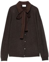 P.A.R.O.S.H. - Cardigan Superposé Lwynford À Détail De Nœud - Lyst