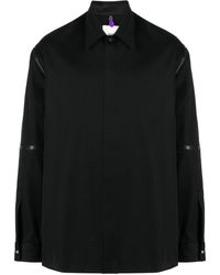 OAMC - Oversized Convertible Wool Shirt - Lyst