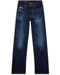 DIESEL - 1971 D-Sent High-Waisted Straight-Leg Jeans - Lyst
