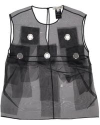 MERYLL ROGGE - Eyelets Fringes Top - Lyst