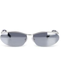 The Attico - Charlotte Oval-Frame Sunglasses - Lyst