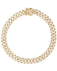 Anita Ko - 18kt Yellow Gold Havana Diamond Bracelet - Lyst
