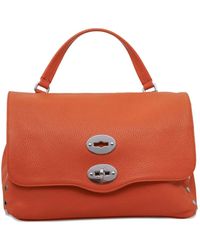 Zanellato - Borsa A Spalla Postina Piccola Con Borchie - Lyst