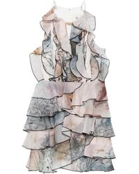 Aje. - Cleo Ruffled Mini Dress - Lyst