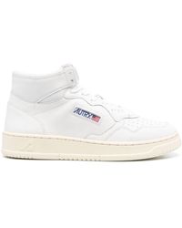 Autry - Medalist Mid High-top Leather Sneakers - Lyst