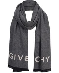 Givenchy - 4G Logo Fringed Scarf - Lyst
