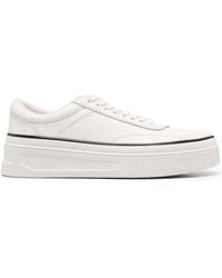 Jil Sander - Leather Sneakers - Lyst